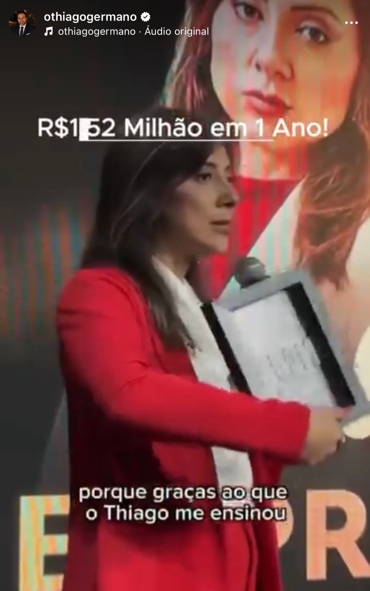 Giselle Akiyoshi — R$1,52 Milhão em 1 ano aplicando o que Thiago ensinou.